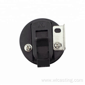 Marine Nylon Plastic Deck Slam Latch Black Pull Round Locked